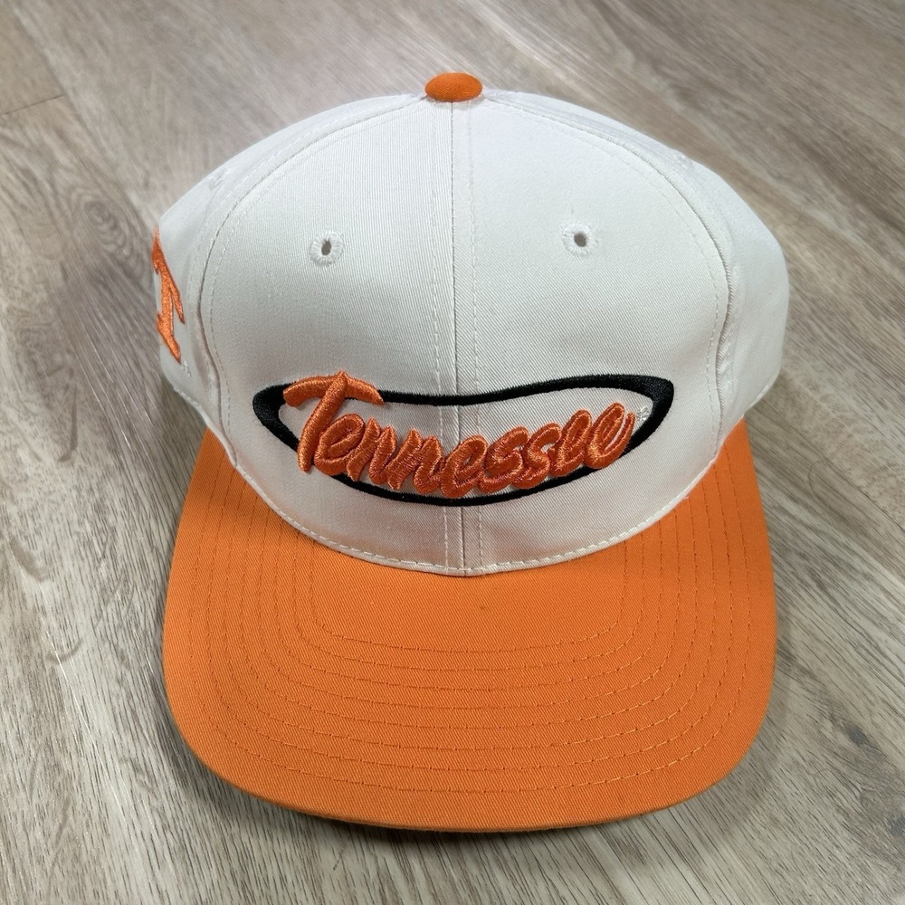 VTG Tennessee Volunteers Snapback Hat College Annco White Orange Cap